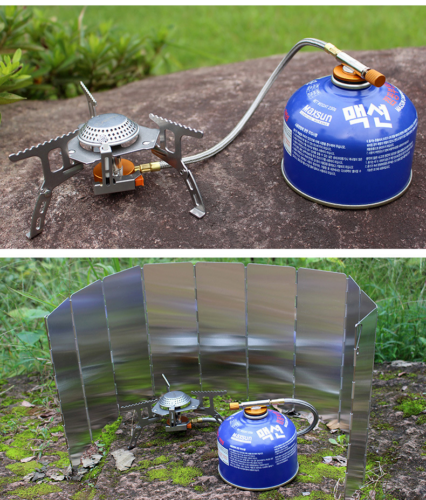 Outdoor Split Type Stove Head Portable Gas Range Camping Stainless Steel Stove