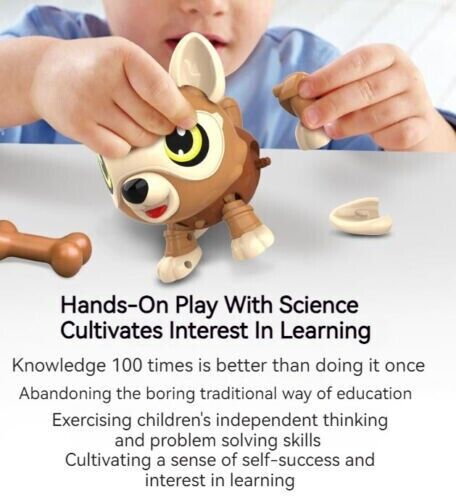 Kid Voice Activated Sound Touch Sensitive Children Accompany Robot Dogs Gift
