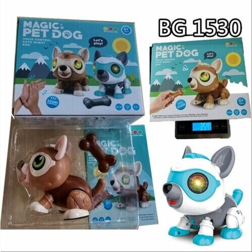 Kid Voice Activated Sound Touch Sensitive Children Accompany Robot Dogs Gift
