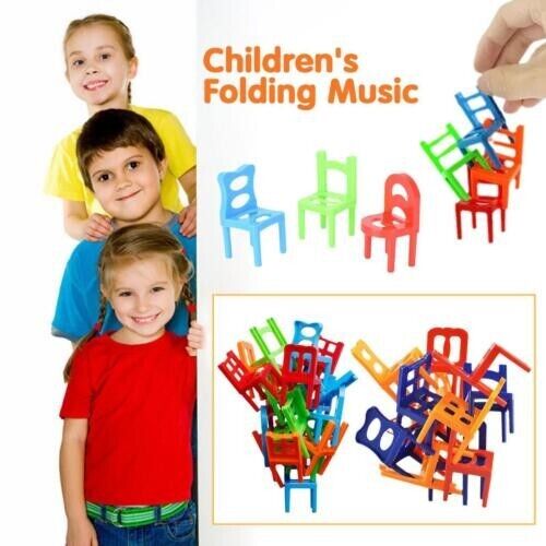 Family Board Game Balance Stacking Chairs Office Game Children Educational Toy