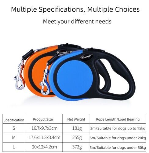 New Automatic Retractable Dog Walking Leash Multi-Color Pet Leash Dog Leash
