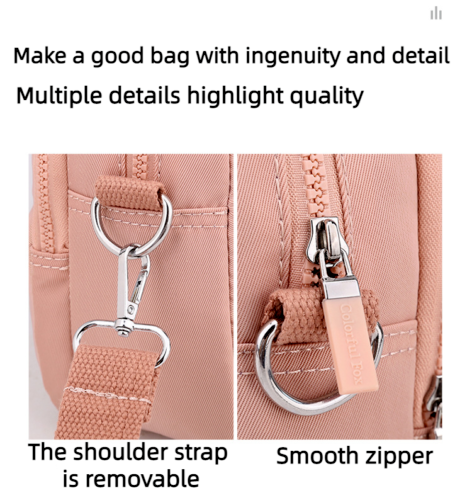 Women's Waterproof Fashion One Shoulder Bag Nylon Crossbody Bag Casual Bag
