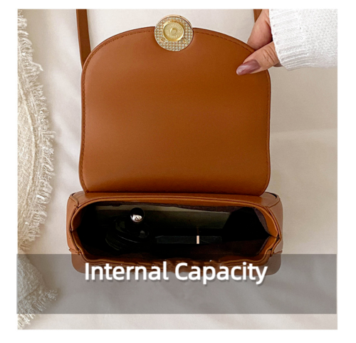 Women's Fashion Personality Handbag Senior Sense Single Shoulder Crossbody Bag