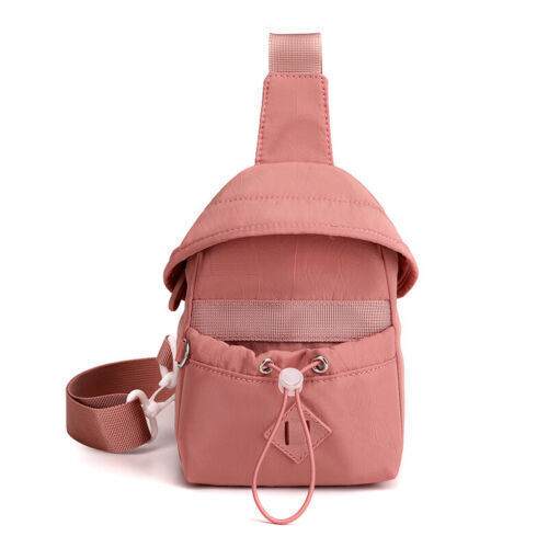 Waterproof Nylon Crossbody Lightweight Chest Bag Portable Single Shoulder Bag