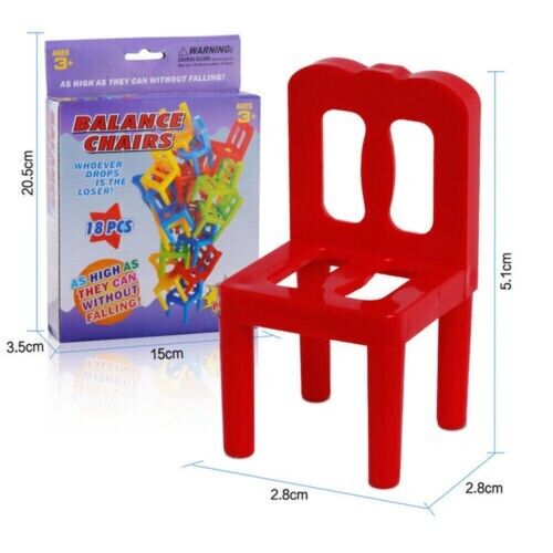 Family Board Game Balance Stacking Chairs Office Game Children Educational Toy