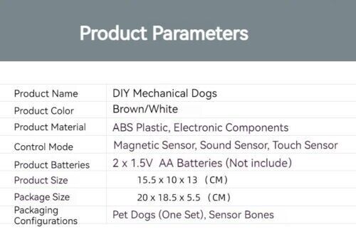 Kid Voice Activated Sound Touch Sensitive Children Accompany Robot Dogs Gift