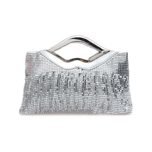 Women Prom Cocktail Pleated Weave Evening Clutch Satin Wedding Bridal Party Bag