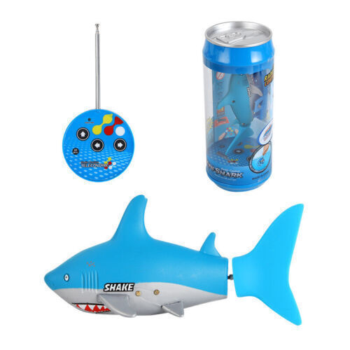 Mini Remote Control Boat Shark Dive Fish Sightsee Submarine Children Toy Gift