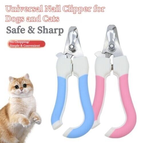 Pet Nail Clippers Dog Cat Nail Toe Claw CutterTrimmer Scissors Tool 2 Size