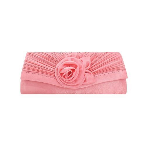 Fashion Evening Clutch Bag Women Pleated Bridal Banquet Wedding Party Handbag