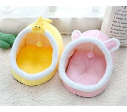 Universal Pet Bed Windproof Warm Cushion Cartoon Shape Cat Dog House 3 Sizes