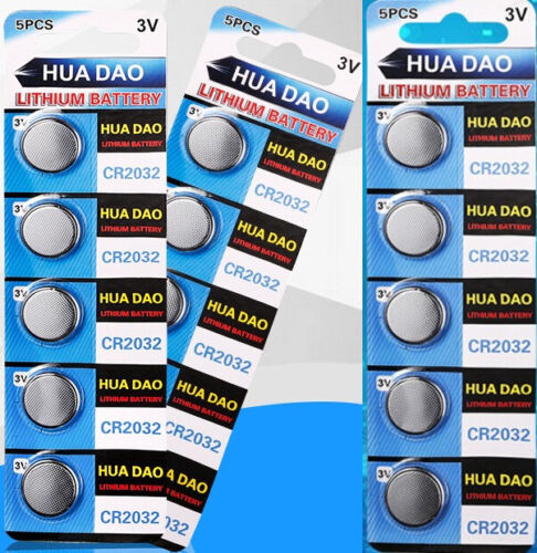 New 3V Button Battery For Car Key Remote Control Candle Light Battery CR2032