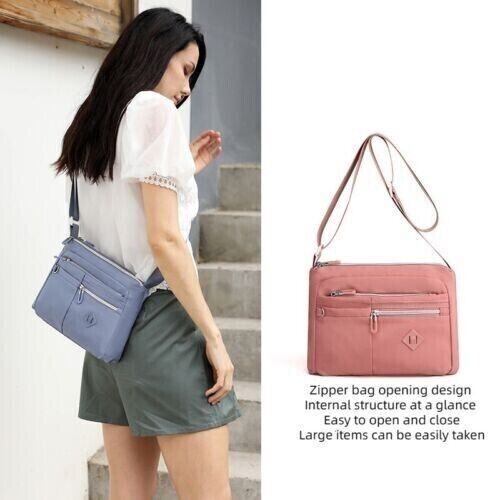 Women's Waterproof Single Shoulder Commute Crossbody Bag Large Capacity Bag