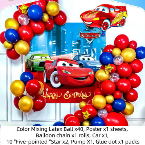 Cartoon Children's Birthday Banquet Scene Layout Birthday Balloon Set Decoration