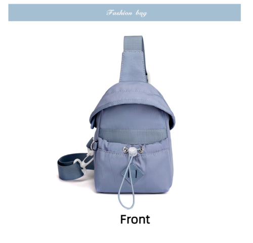 Waterproof Nylon Crossbody Lightweight Chest Bag Portable Single Shoulder Bag