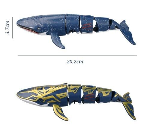 Mini 2.4G Remote Control Spray Water Shark Blue Whale Diving Children's toys