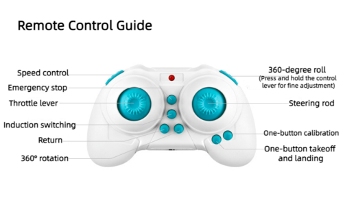 Mini Smart Gesture Sensing UFO Quadcopter Fall Resistant Suspension Aircraft Toy