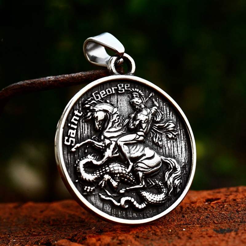 Unisex Mixed Theme Titanium Steel Vintage Art Punk Biker Retro Pendant Gift