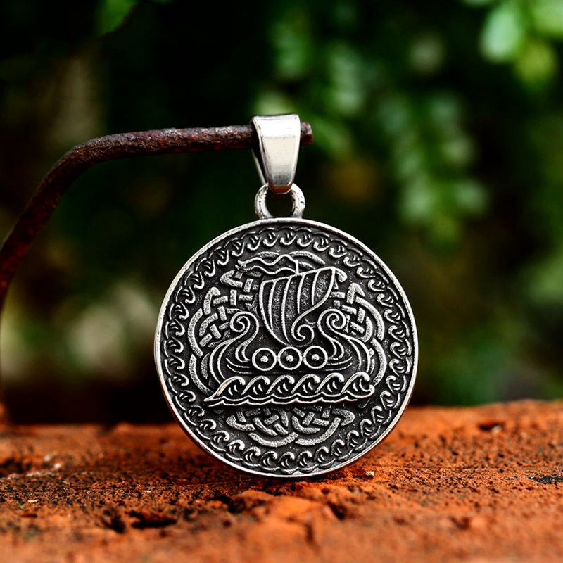 Unisex Mixed Theme Titanium Steel Vintage Art Punk Biker Retro Pendant Gift