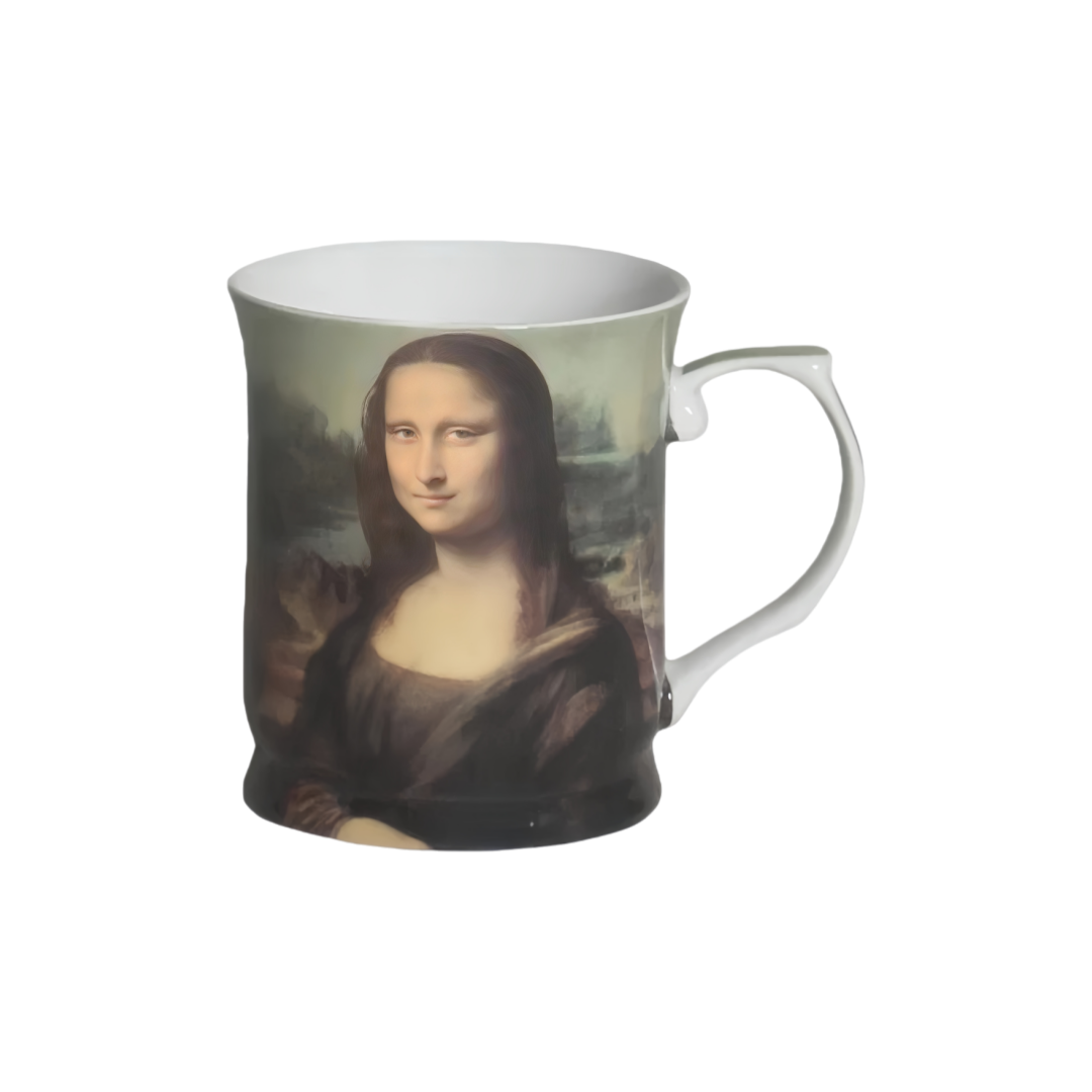 415cc Fine Porcelain Art Mug Classic Masterpiece Style Coffee Tea Cup Decor Gift # CW1696