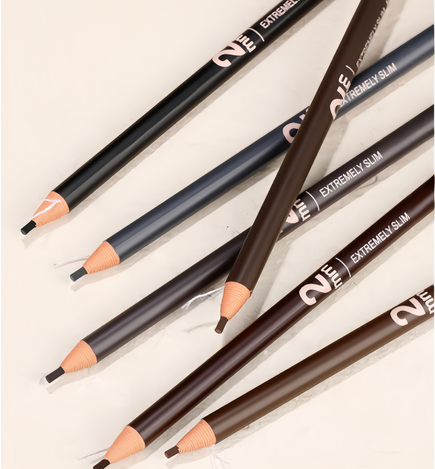 2mm Ultra Slim Eyebrow Pencil Waterproof Long-Lasting Peel String Refill - 6 Colour Options