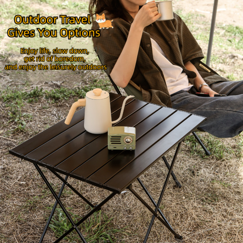 Outdoor Mini Portable Mountain Camping Barbecue Fishing Folding Table