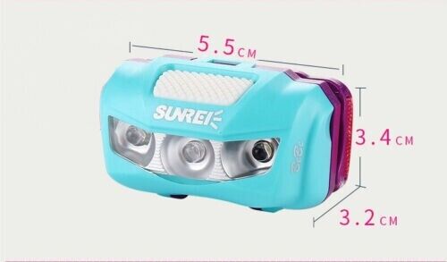 Children's Outdoor Headlights Children's Waterproof Adjustable LED Headlight