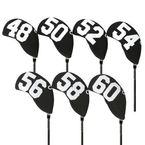 New Golf Iron Head Cover Protective Golf Iron Neoprene Sand Bar Set 7 Packs