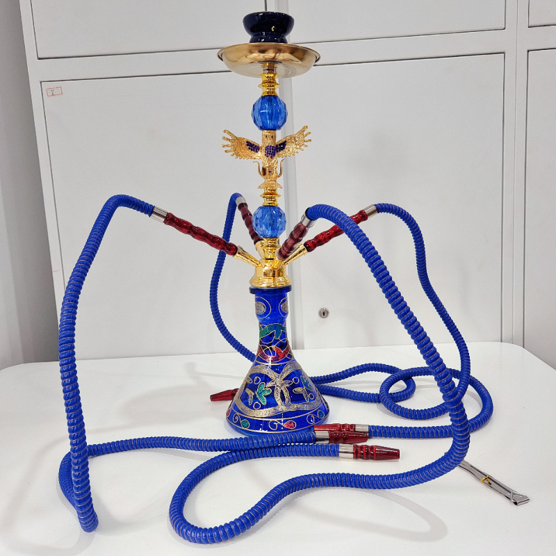 Handmade Traditional Gift Eagle Eiffel Tower Shisha Double or Four Hose Hookah