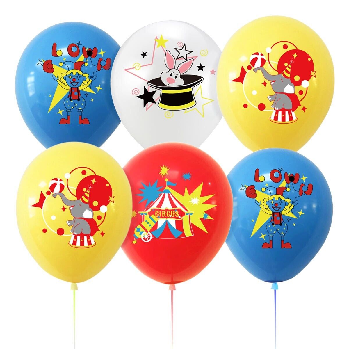 Mixed Theme Children's Birthday Alphabet Pull Flag Cake Balloons Multiple