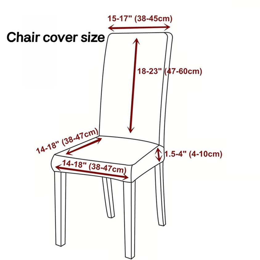 Christmas Dining Chair Covers XMAS Party Decorations Santa Claus Seat Cover