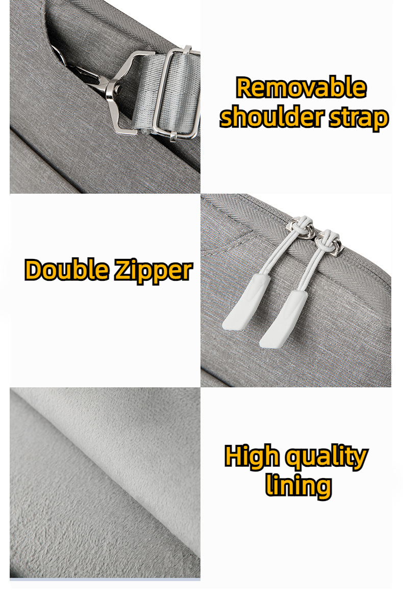 Unisex Lightweight Large Capacity Laptop Bag Travel Waterproof Briefcase 4 Color