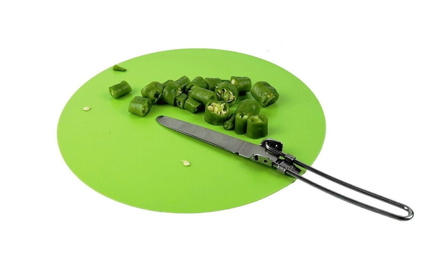 Outdoor Portable Camping Picnic Pots Pans Teapot Set With Cut Board Cutlery