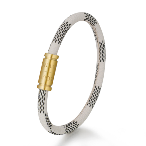 Fashion Men Women Three Laps PU Titanium Steel Bracelet Wristband Bangle Punk 1pc