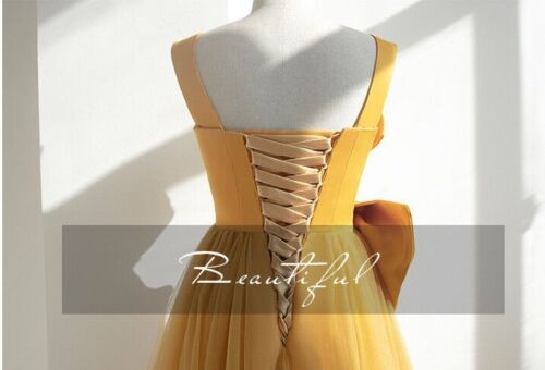 Women Formal Cold Shoulder Evening Wedding Cocktail Prom Bridesmaid Gown Dress