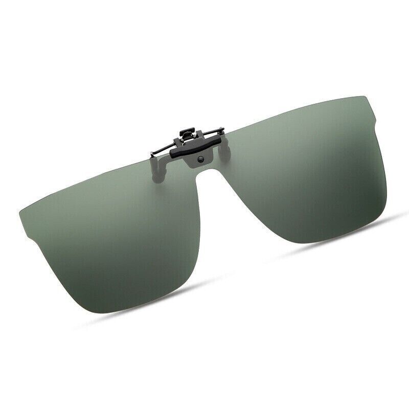Fashion One-piece lens polarizing Multicolor Lens Retro Flip up Sunglasses Clip