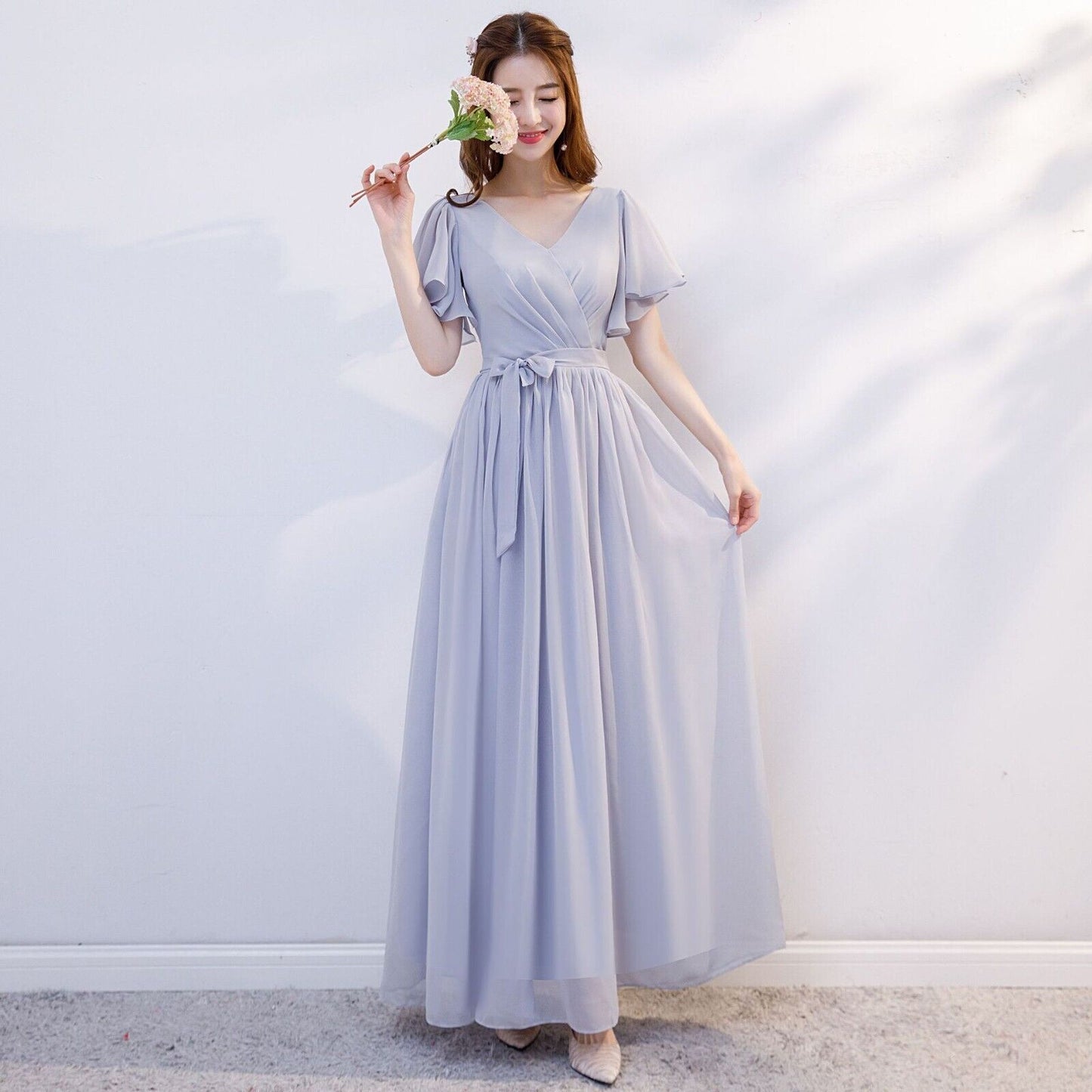 Women Fashion Evening Wedding Long Maxi Cocktail Prom Bridesmaid Ball Gown Dress