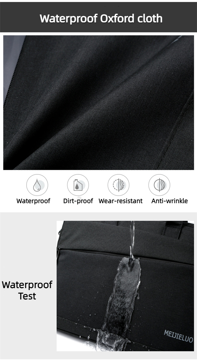Unisex Waterproof Large Capacity Hand Shoulder Computer Bag Levity Briefcase