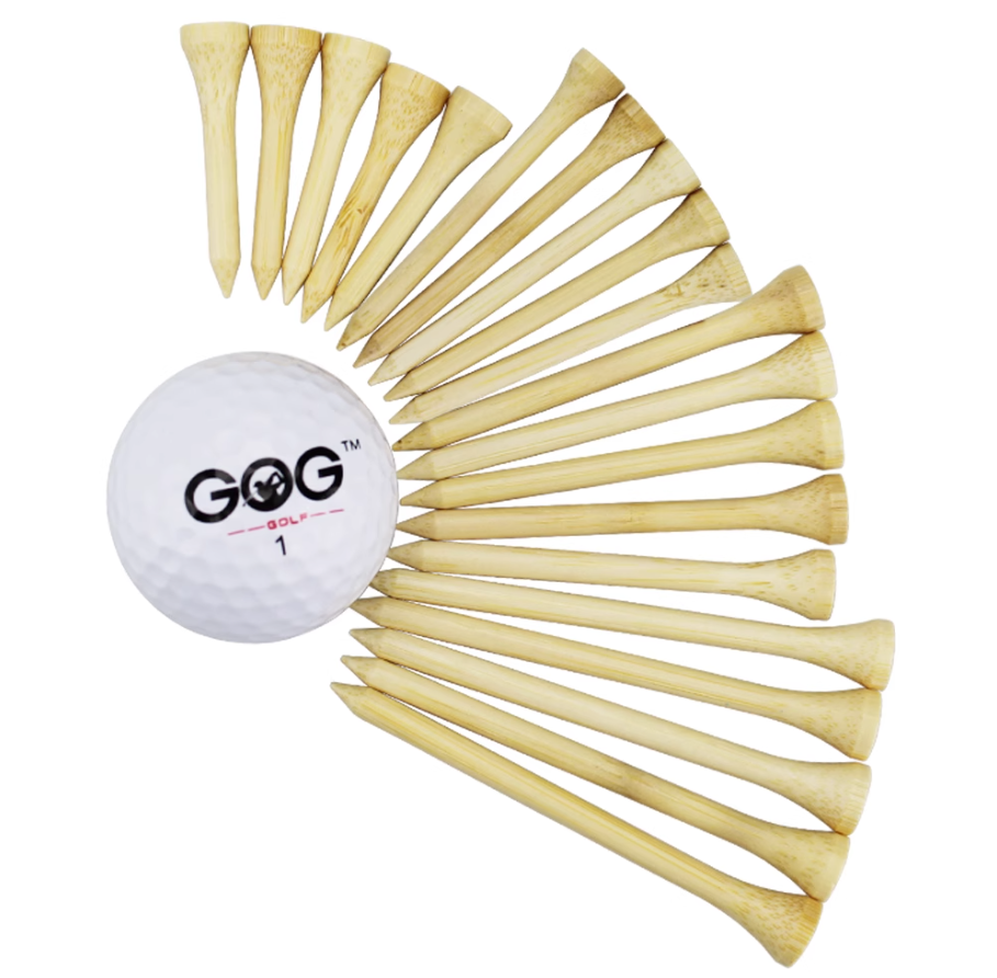 New Durable Wooden Golf Practice Accessory Spikes TEE Holder Ball Rest Ladder