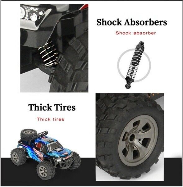 2.4GHz High Speed Racing Charging Remote Control Off-road Vehicle Toy Car Gift