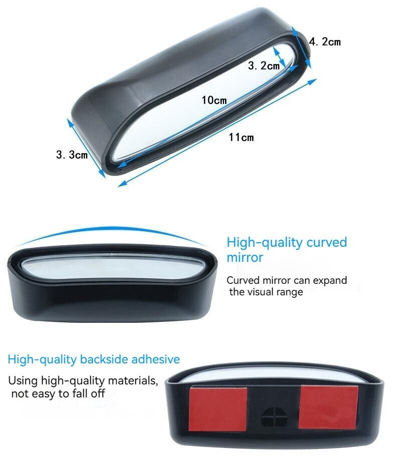 Car Automotive Vision Assist HD Rearview Mirror Instructor's Assist Mirror Glass