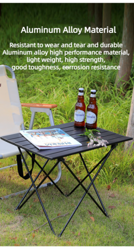 Outdoor Mini Portable Mountain Camping Barbecue Fishing Folding Table