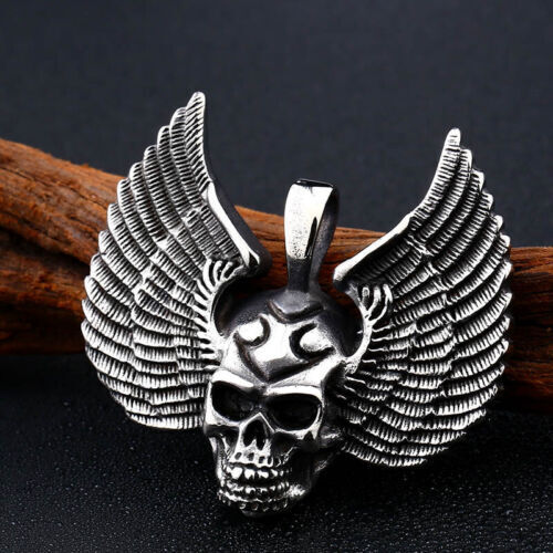 Stylish Retro Gothic Punk Mix Theme Titanium Steel Pendant Gift Unisex Necklace