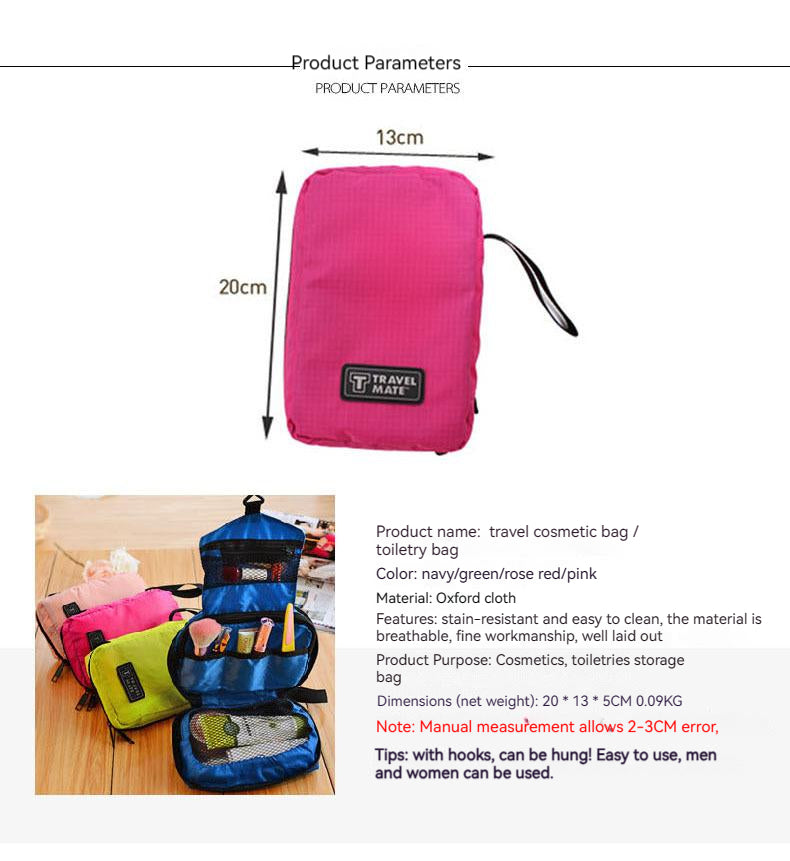 Hanging Makeup TravelMate Cosmetic Toiletry Purse Holder Organizer Wash bag