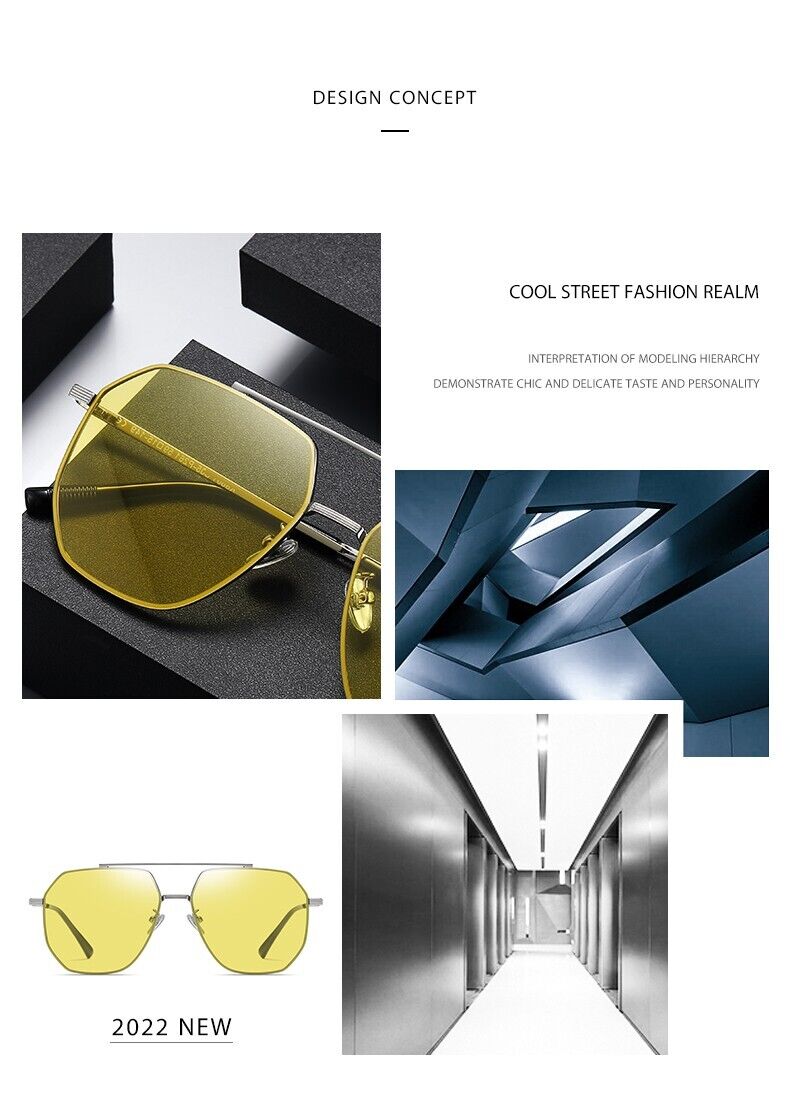 2023 Unisex Discoloration Anti UV400 Polarized Driving Cycling Sunglasses