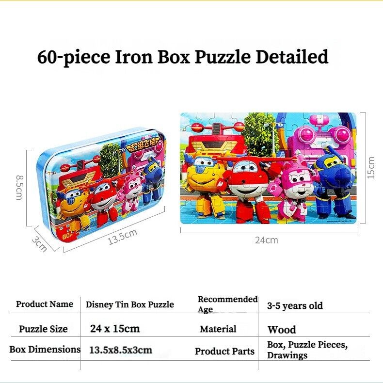 60 Pieces Jigsaw Puzzles Cartoon Frozen Puzzle Pieces Best Kids Gifts Toy