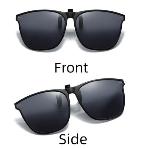 2023 Fashion Unisex Clip On Sunglasses Polarized Large Frame Short-sighted