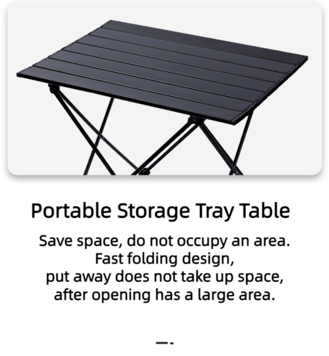 Outdoor Mini Portable Mountain Camping Barbecue Fishing Folding Table