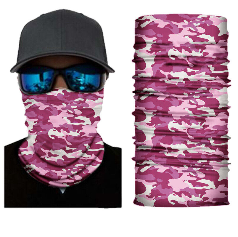 Motorcycle Biker Cycling Neck Gaiters Tube Snood Fabric Sunscreen Masks Bandana