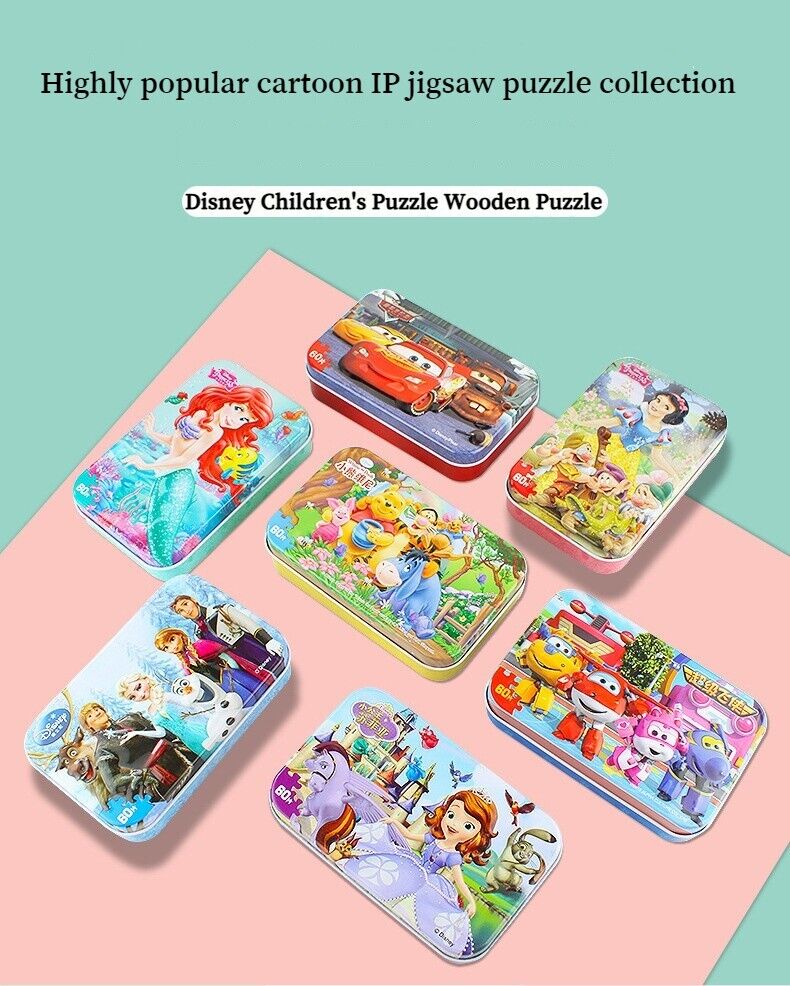 60 Pieces Jigsaw Puzzles Cartoon Frozen Puzzle Pieces Best Kids Gifts Toy